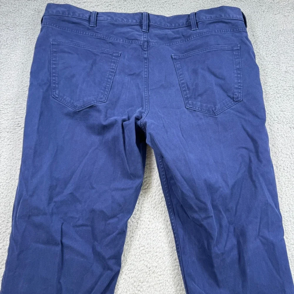 Banana Republic Traveler Slim Fit Blue Chinos Pants Mens‎ 40x33 Cotton Blend